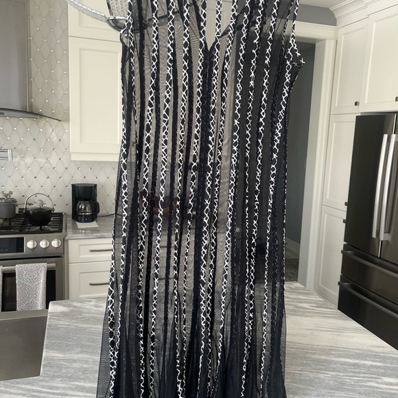 Sandra Darren amazing resort wear beach pool cover up dress size small 🧉🌴 - Picture 6 of 17